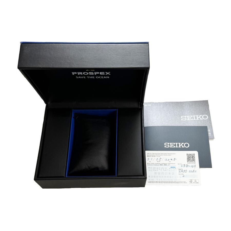 セイコー プロスペックス Save the Ocean 自動巻き SBDC169 6R35-02A0 シルバーホワイト文字盤 コアショップ限定 SEIKO PROSPEX 箱 保証書の画像