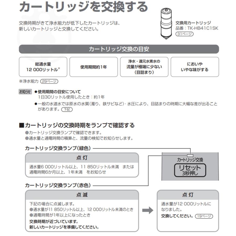 Panasonic (在庫あり) 正規品 TK-HB41C1 パナソニック 還元水素 Panasonic (在庫あり) 正規品 TK-HB41C1 パナソニック 還元水素