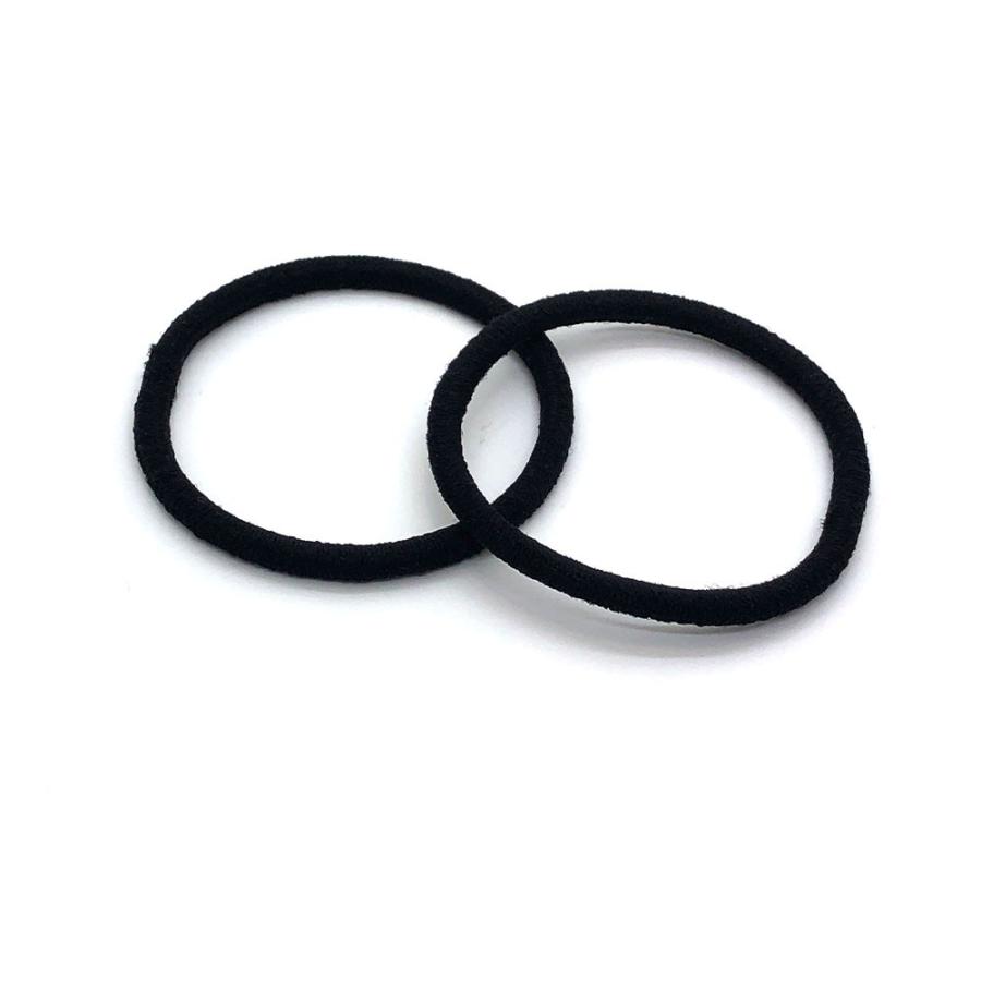 おしゃれゴム 2p ヘアゴム 髪ゴム 黒 日本製 2本入り シンプル 100円均一 きりん 通販 Yahoo ショッピング