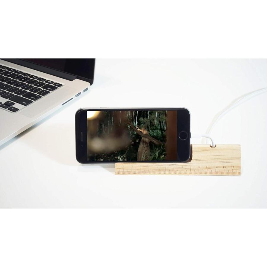 Rcube Design スマホスタンド 木製 コンクリート製 メジャー付き 縦置き 横置き 卓上 スマートフォンスタンド スマホホルダー Www Cianilugano Ch