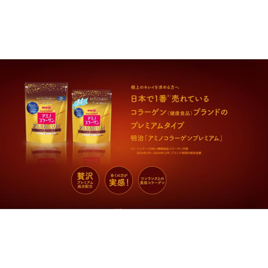 アミノコラーゲン 明治 プレミアム ジップタイプ 196g×1個 美魔女