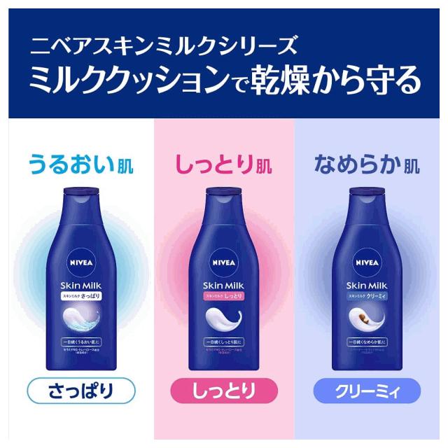 NIVEA（ニベア） 花王 スキンミルク しっとり 200g×1個 ボディ