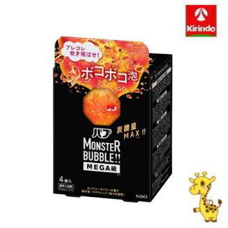 バブ 花王 モンスターバブルMEGA級 ボコボコ泡 4錠入【医薬部外品