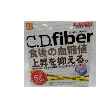 送料無料 健美舎 楽美健快 C.D.ファイバー 大容量 6g×66袋入(66日分)×1 