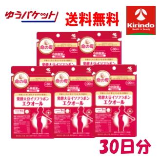 小林製薬 ゆうパケットで送料無料 5個セット 発酵大豆イソフラボン