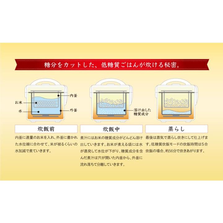 シュアー 低糖質炊飯器 SRC-500PB BK :s-4905058351516-20230512:麒麟