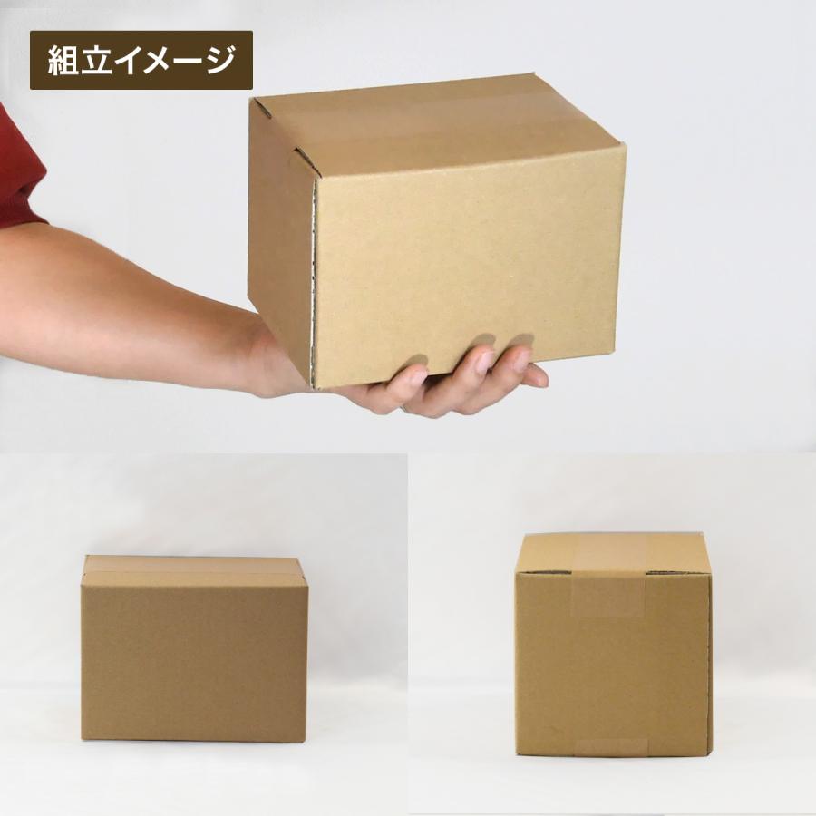 桐パック ダンボール 段ボール箱 40サイズ A6 50枚 宅配60 小型 小物