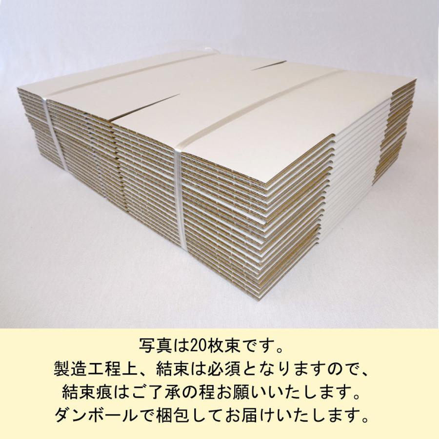 桐パック 段ボール 白 ダンボール箱 60サイズ 国産 160枚セット きれい