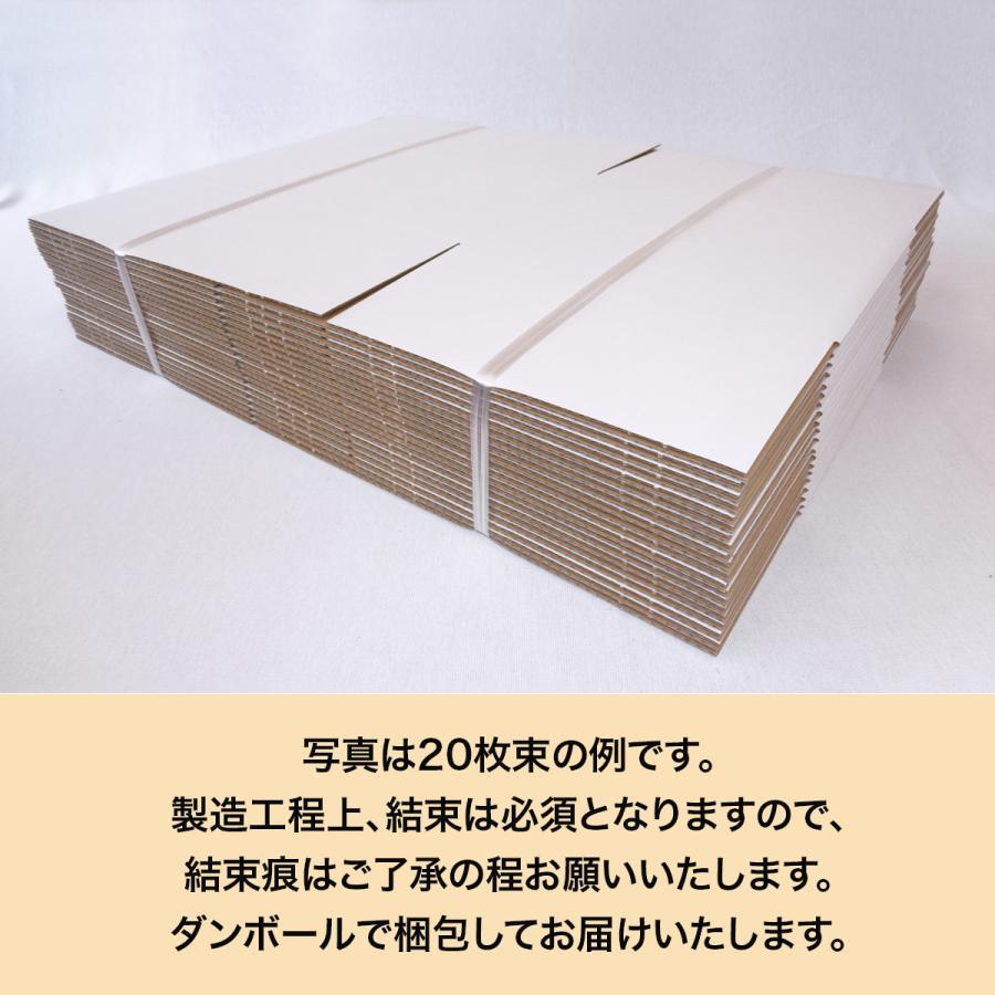 桐パック 段ボール 白 段ボール箱 80サイズ 定番 国産 20枚セット