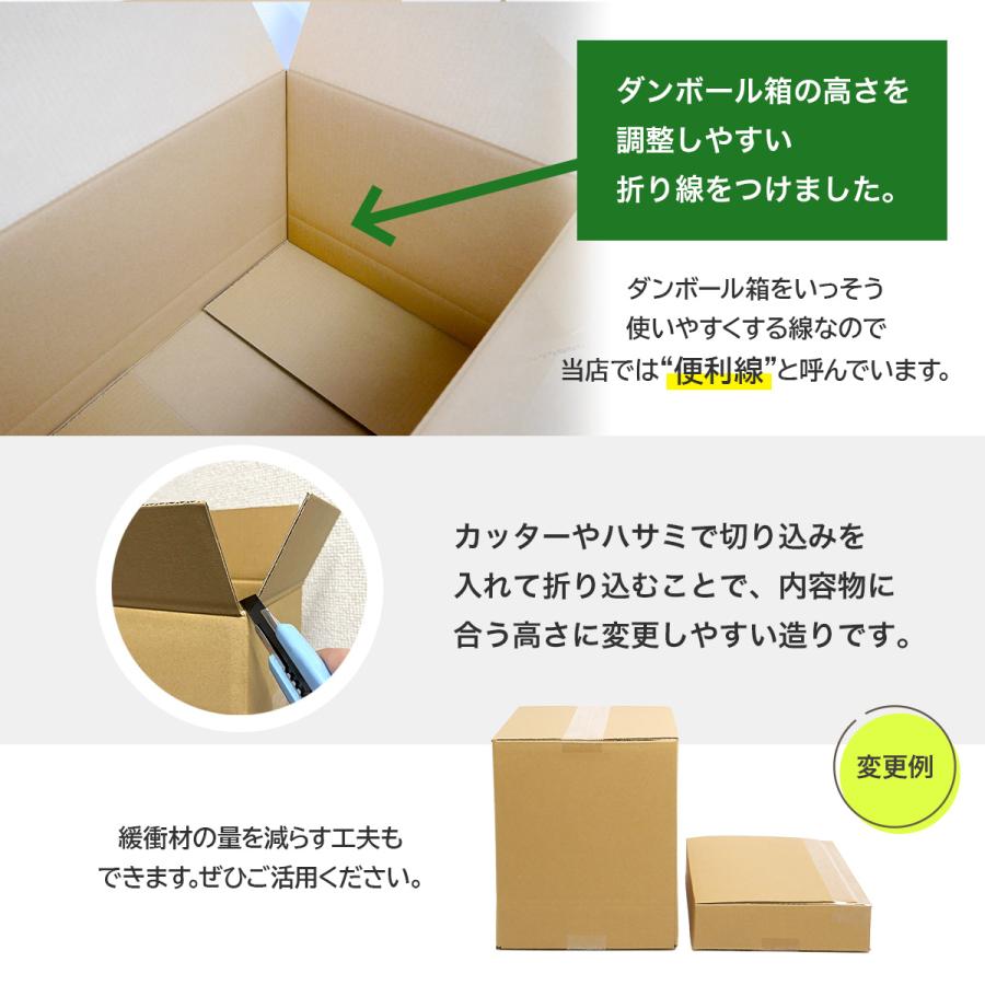 桐パック 段ボール ダンボール箱 100サイズ A3 高さ変更 国産 30枚