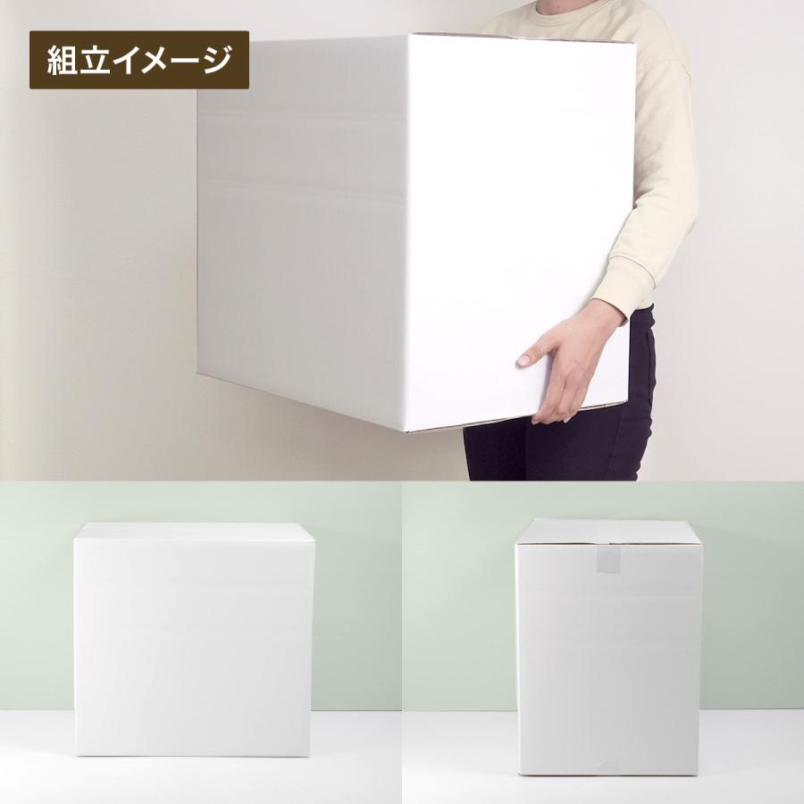 桐パック 段ボール 白 段ボール箱 140サイズ B3 5枚セット 縦長 調整