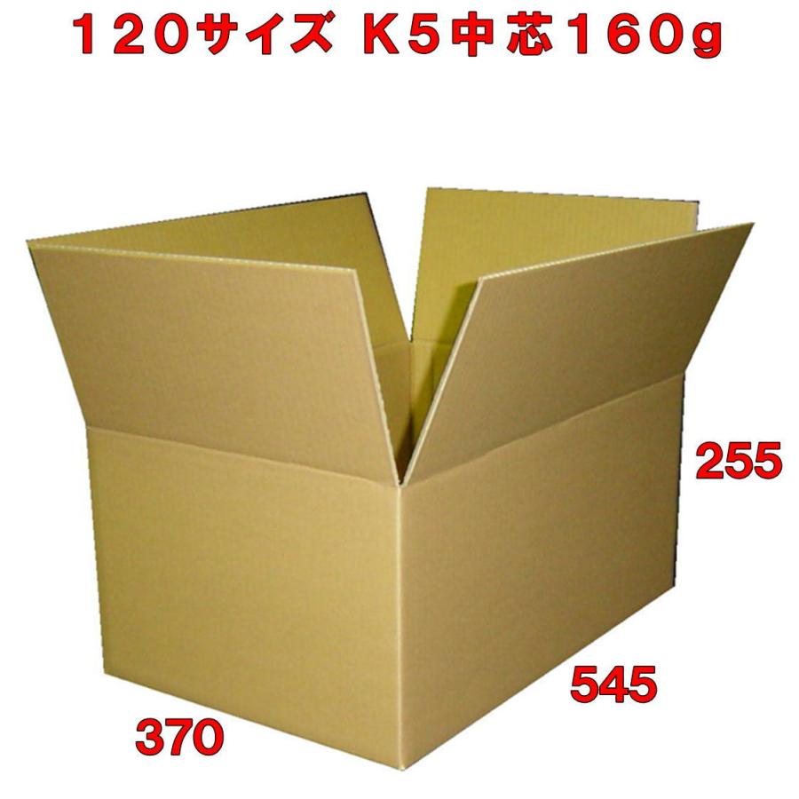 桐パック 法人限定 ダンボール箱120サイズ(段ボール箱)中芯強化
