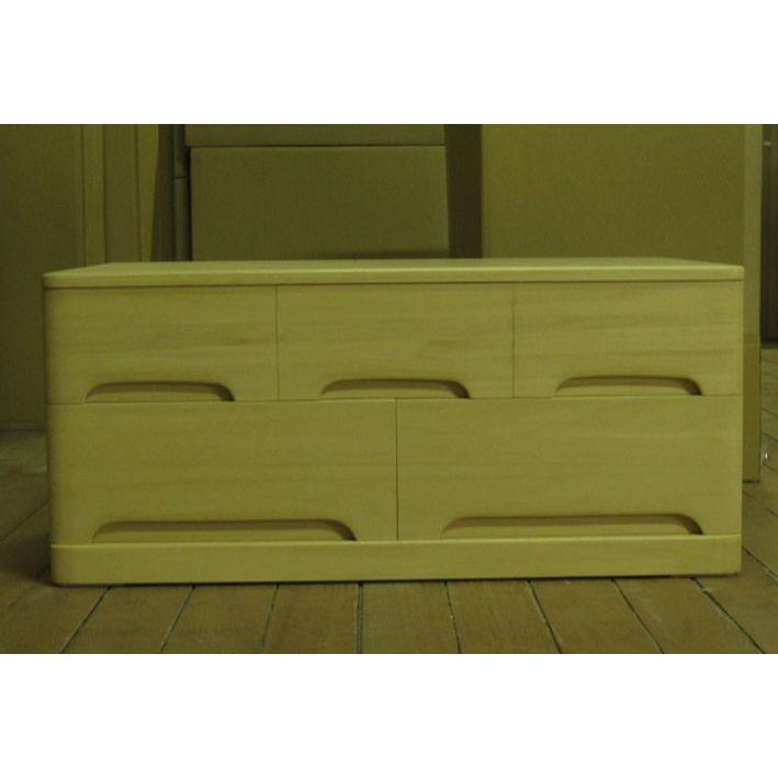 桐たんす　桐タンス　桐箪笥　チェスト　シンプル　モダン　総桐チェスト箪笥５段　製造直売　商品番号ｋ-2D3H | 