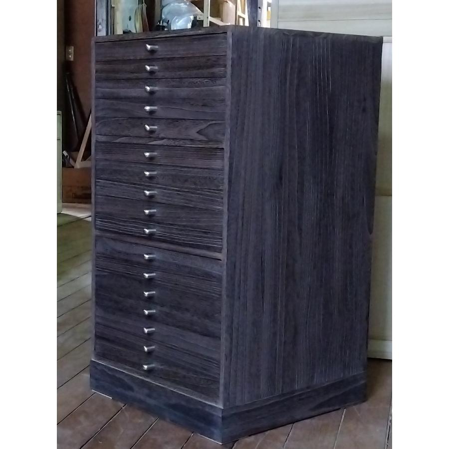 標本タンスコレクションボックス貝殻木製大容量 : 桐箪笥専門のきりや