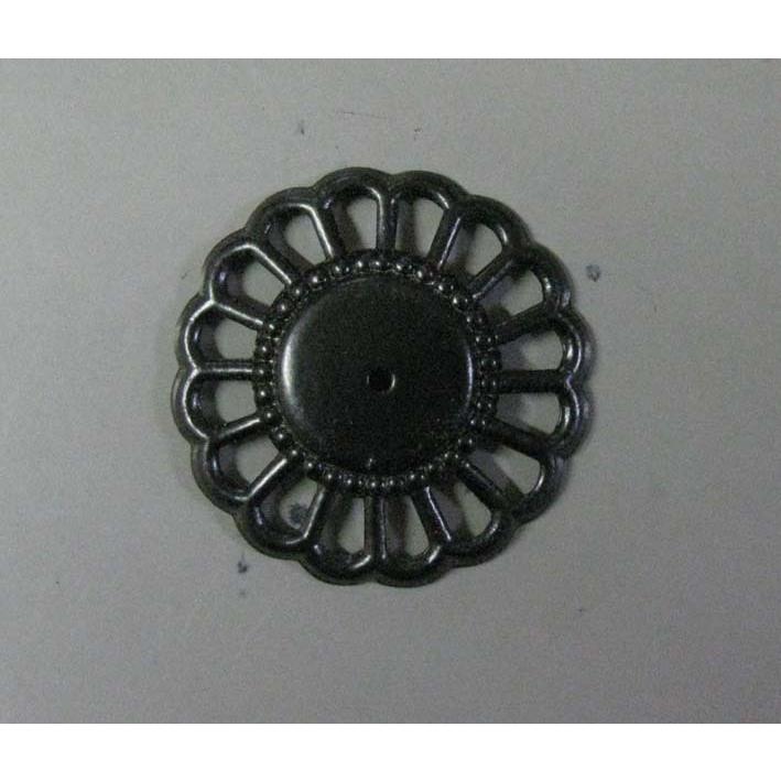 金具建具飾り座DIY和金具 すかし菊座・径28mm 商品番号k-6331 : 桐箪笥 