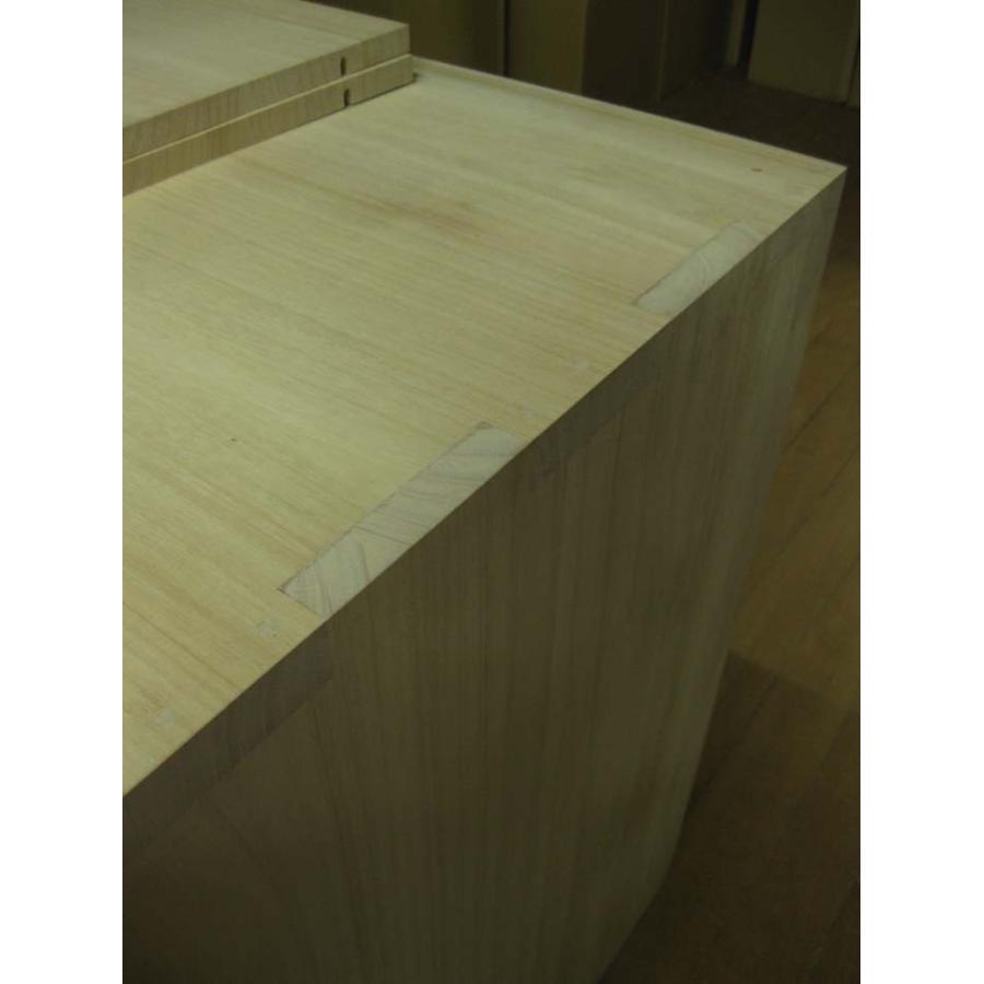 桐たんすタンス箪笥チェスト整理着物収納2段重ね式 総桐整理箪笥14