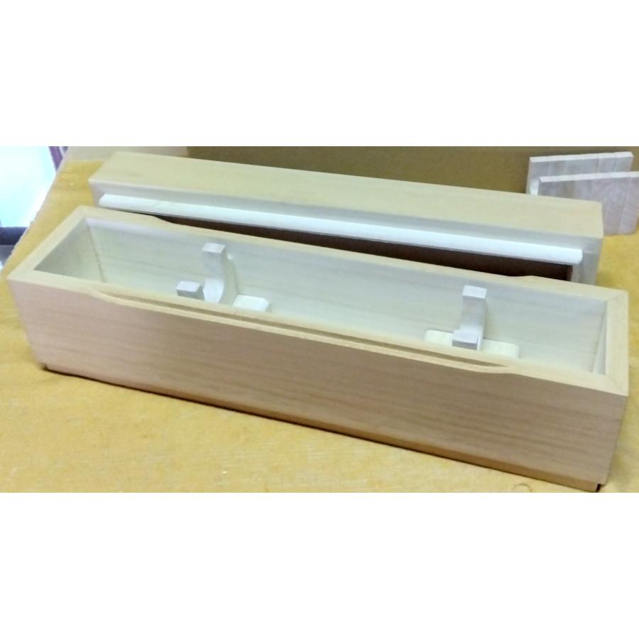 総桐 刀箱 刀箱刀収納桐箱白鞘 総桐刀箱（身の内寸1200x130x150mm）紐通し付き