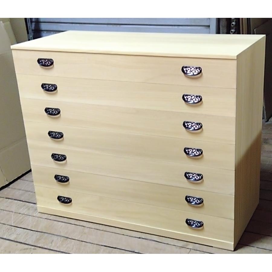 オレンジ ホビー・楽器・アート 昭和レトロ タンス 7段