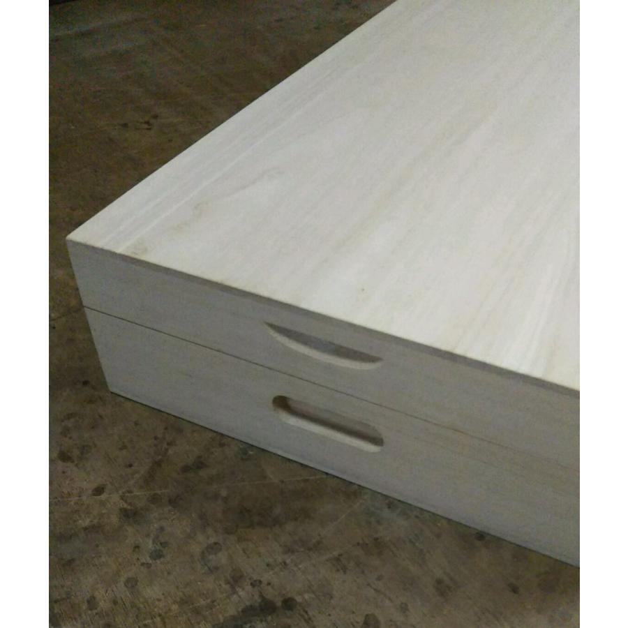 桐衣装箱木製木箱 シンプル 総桐衣装箱薄型1段 製造直売 商品番号k
