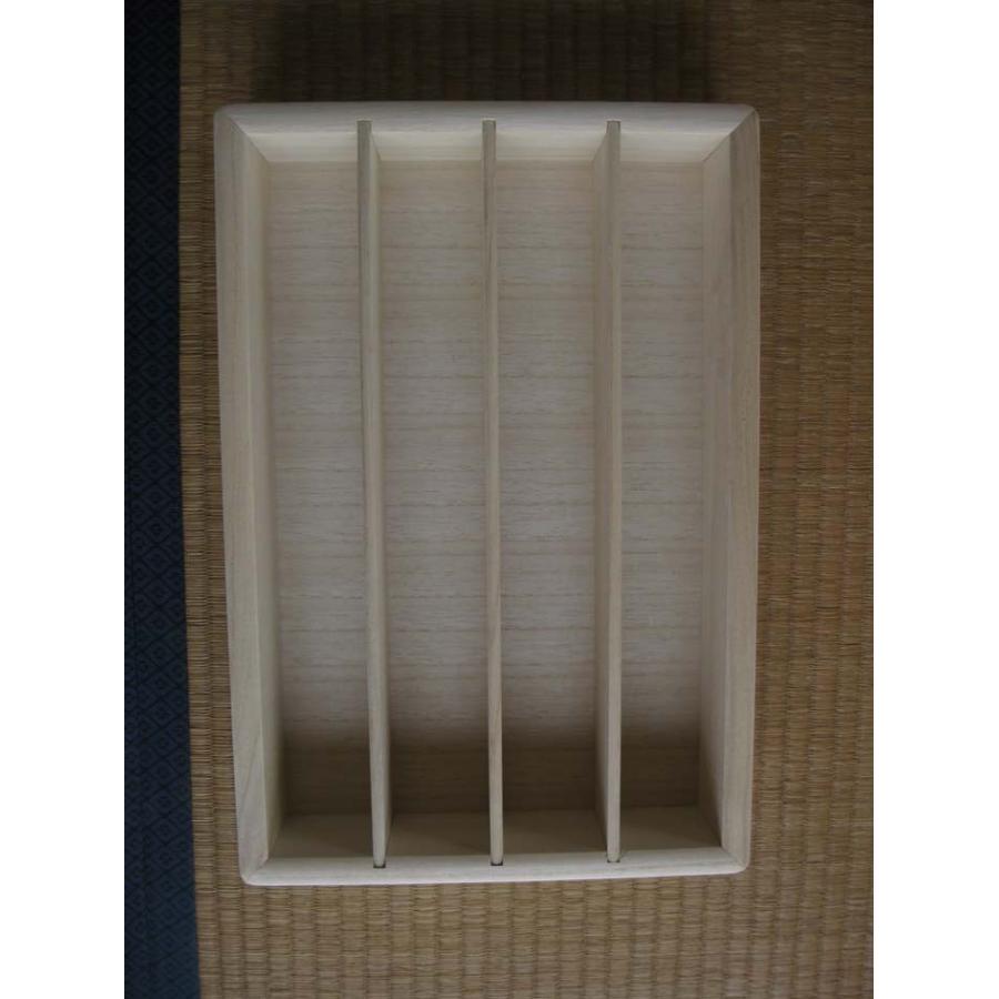 桐小箱帯揚げ帯締め収納木製木箱総桐帯締め・帯揚げ収納庫奥行370mm