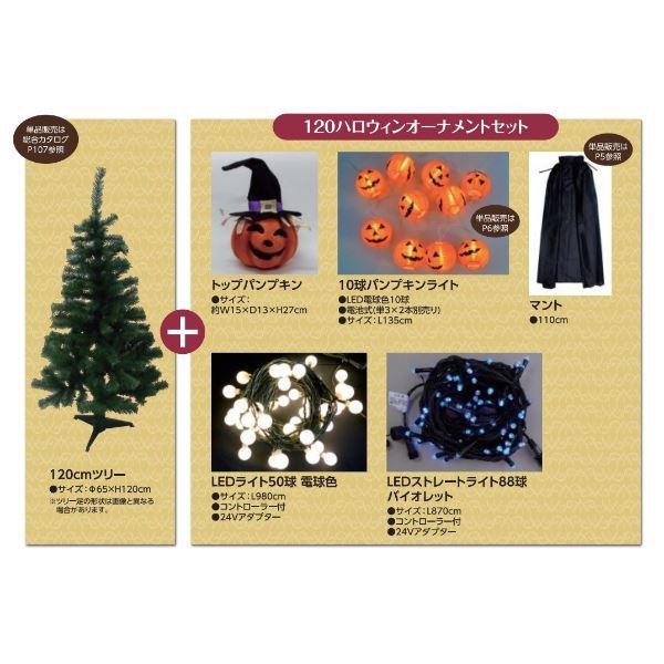 コロナ産業 HALLOWEEN 120cmツリー＆ハロウィンオーナメント