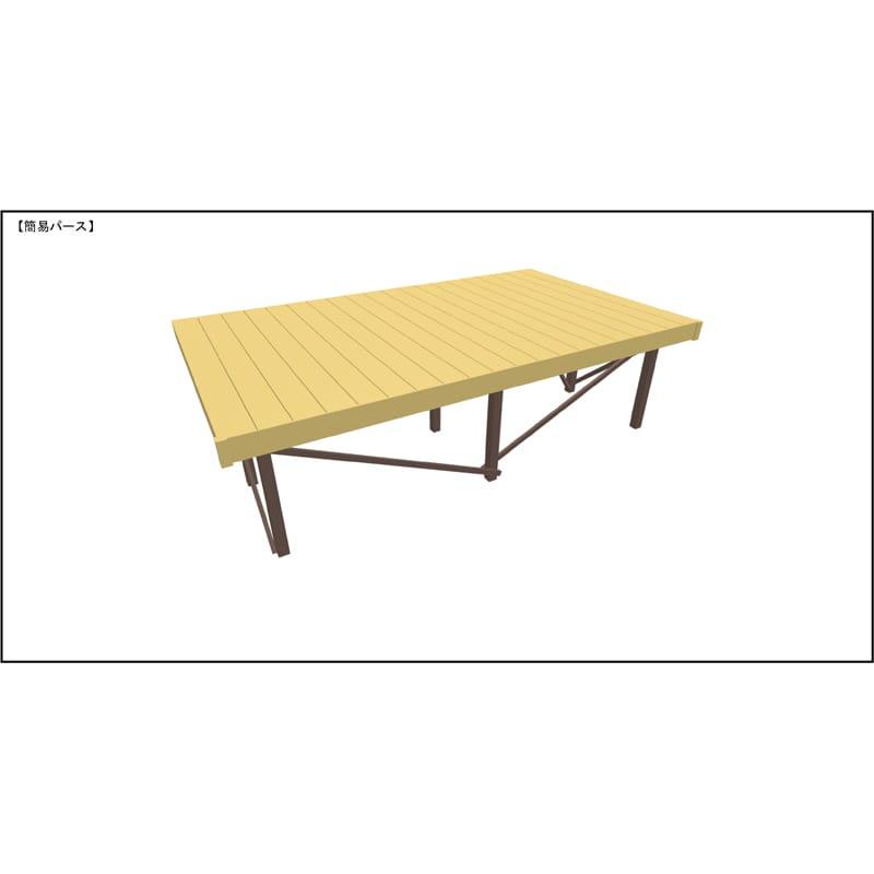 LIXIL リクシル 人工木ウッドデッキ 樹ら楽 プレーンタイプ 2.0間（3650mm） × 7尺（2128mm） 幕板Bセット 束柱Bタイプ（調整） ロング束柱（373〜1000mm）_12