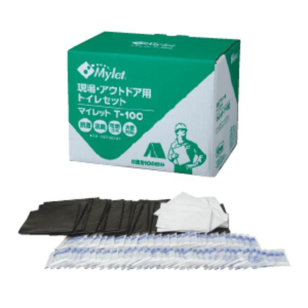 まいにち マイレットT-100 1個 500702 『防災 備蓄 避難 非常用 持ち出し用 携帯 トイレ』_1