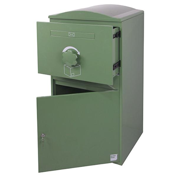 USED ボウクス（BOWCS） ブライズボックス エクストララージ Brizebox Ex-Large 『宅配ボックス 戸建て用 おしゃれ オススメ』 グリーン 【9391683160】(33393円)