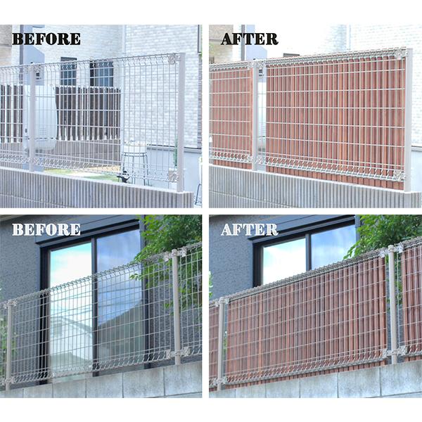 SAKU×SAKU EXTERIOR さくさくエクステリア メッシュフェンス用 目隠し 