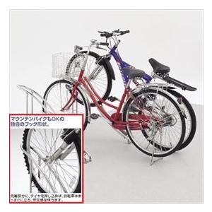 サイクルラック　S2型　四国化成　CLRKS2N-L ステンレス 四国化成】サイクルラックS2型 | 自転車スタンドの通販エクストリム