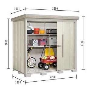 物置 屋外 タクボ物置 ND／ストックマン　背面棚 ND-2214 一般型 標準屋根 背面棚 ムーンホワイト