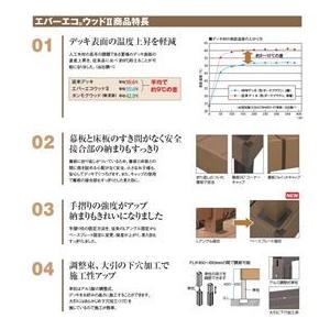 タカショー エバーエコウッド3 デッキセット （床板195mm幅仕様） 1間×8尺 『ウッドデッキ 人工木』 N／DB／WG_2
