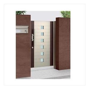 四国化成 アルディ門扉5型 柱仕様 0914 片開き セピアブラウン