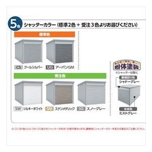 『配送は関東・東海限定』　イナバ物置　ガレーディア　『2連棟タイプ』　『シャッター車庫　GRN-2142SL-2　一般型　ガレージ』