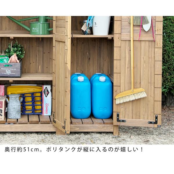 Sスタイル 木製収納庫 KTDS1600WHT 木製大型収納庫（三つ扉） ホワイト_5