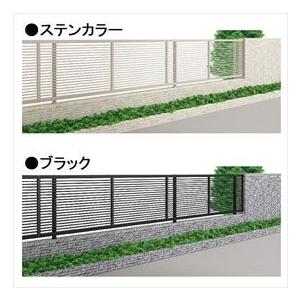 フェンス 外構 diy 【法人様限定商品 個人宅・現場配送不可】四国化成 クレディフェンスSG 1型 本体 CSGF1-1020 『アルミフェンス 柵』の画像