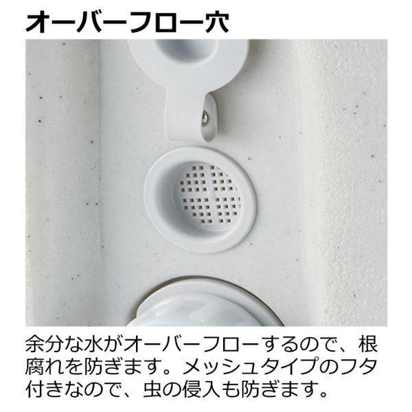 リッチェル タウンプランターWS 丸60型 プレーン ダークグレー_6
