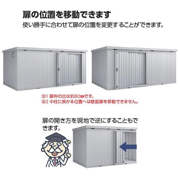 『配送は関東・東海限定』イナバ物置 FB／フォルタ大型 FB-4435H CG 結露軽減材付屋根 ハイルーフ 一般型『屋外用中型・大型物置』 CG(チャコールグレー)