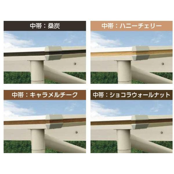 全国配送　YKK　カーポート　エフルージュ　ツイン100　標準タイプ　熱線遮断ポリカ板　54-54　『YKKAP　車庫　2台用　積雪100cmの強度』　ガレージ