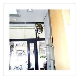信栄物産　防犯ミラー室内用　フレキシブル　丸型　310径　枠：白　＃H-30W　_4