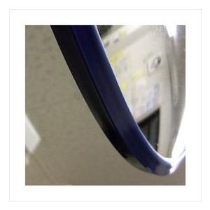 信栄物産　防犯ミラー室内用　フレキシブル　丸型　550径　枠：青　＃H-55BL　_3