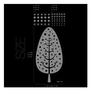 春夏新作モデル 東京ステッカー 高級ウォールステッカー 植物 ツリー デコレーション Mサイズ Ts0014 Em グレー おしゃれ かわいい 壁 シール その他インテリア雑貨 小物