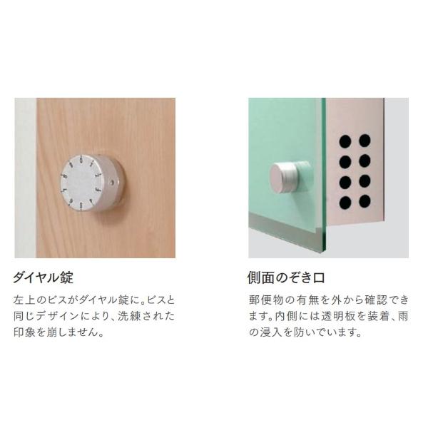 セキスイデザインワークス PV01 左ロック AM005F 『 ポスト 宅配