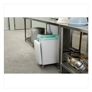 テラモト 厨房用キャスターペール 排水栓付 72L DS-260-670の画像