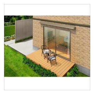 リクシル 彩風 S型 リモコン式 間口 2730×出幅 2000 ナチュラル アクリル ナチュラルの画像