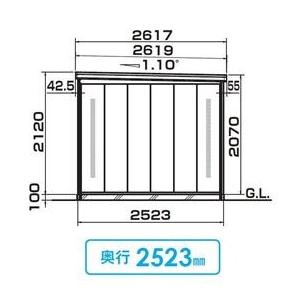 法人様限定　ダイケン　クリーンストッカー　1725CK　CK　142袋、世帯数目安　DM-Z　『ゴミ袋（45L）集積目安　一般型　71世帯』『ゴミ収集