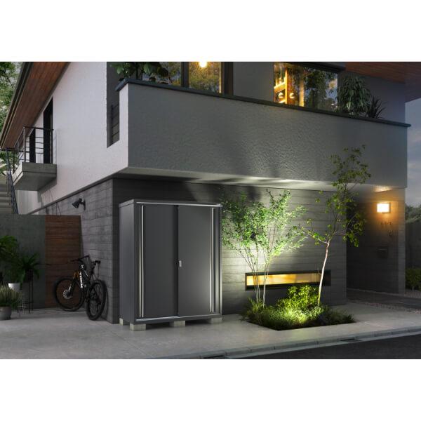 イナバ物置 物置 屋外 小型 シンプリー MJX-177E / MJX-177EF 全面棚