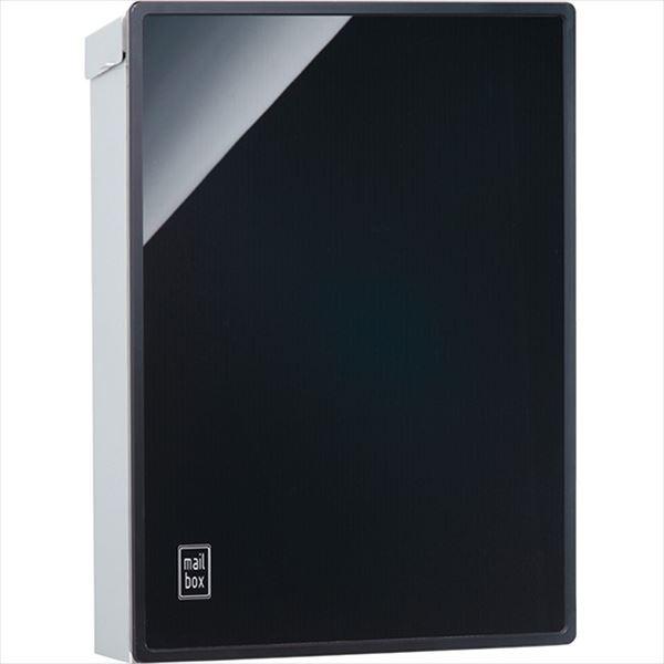 ユニソン 壁付けポスト プラスト 左開きタイプ 『郵便受け』 ブラック