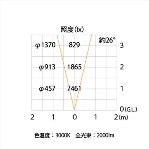 タカショー　ウォールスポットライト（100V）　パワースポットライト　3型　HFE-D38L　スレートシルバー　＃71725500