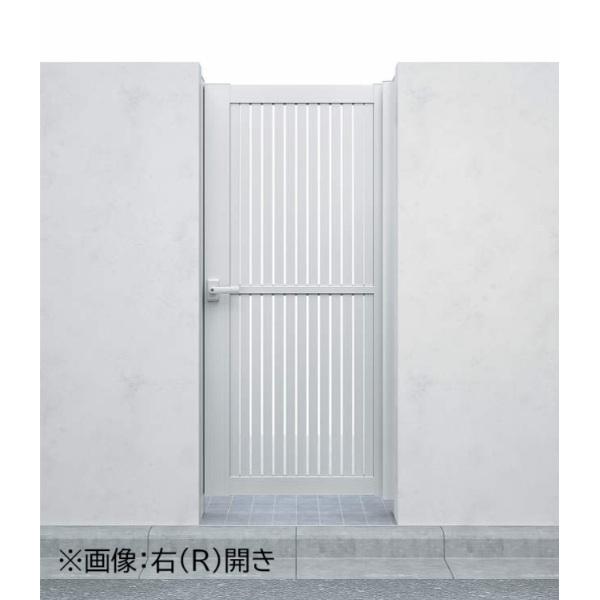 YKKAP シンプレオ門扉TS1型 片開き 門柱仕様 09-18L HME-V-TS1 『たて太格子デザイン』 | 